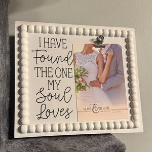 3/$15! 🎈 White 'I Have Found The One My Soul Loves' Decorative Frame by